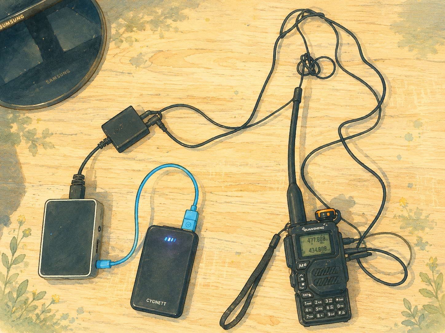 TrailLink's field-node to base-station radio architecture